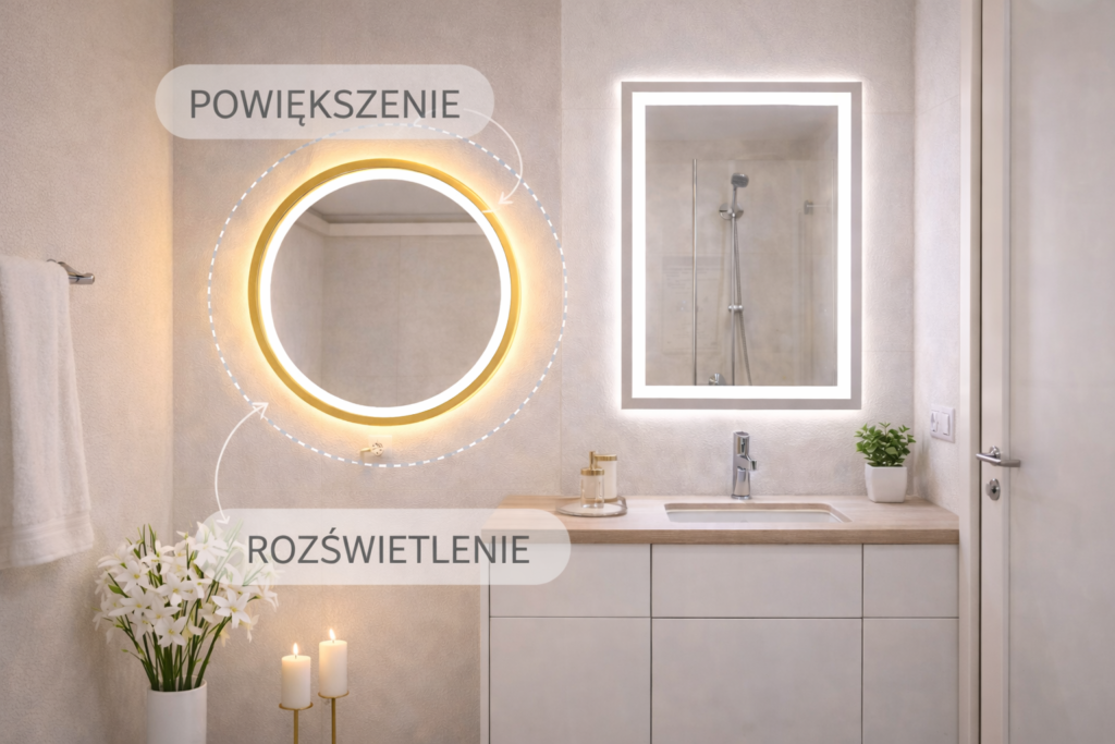 Lustra do małej łazienki — jak dobrać rozmiar i kształt?